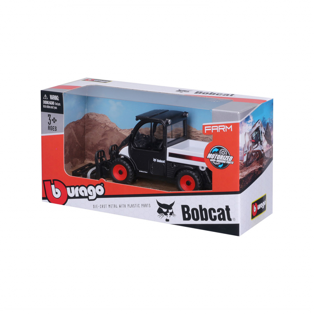 Спецтехніка Bburago Навантажувач Bobcat Toolcat 5600 10 см (18-31806) - зображення 4