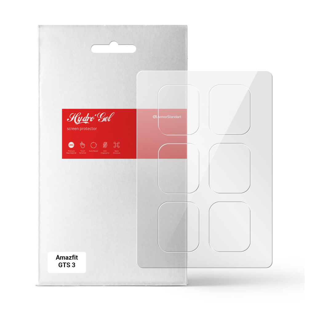 Плівка захисна Armorstandart Amazfit GTS 3 6 шт. (ARM62162) - зображення 1