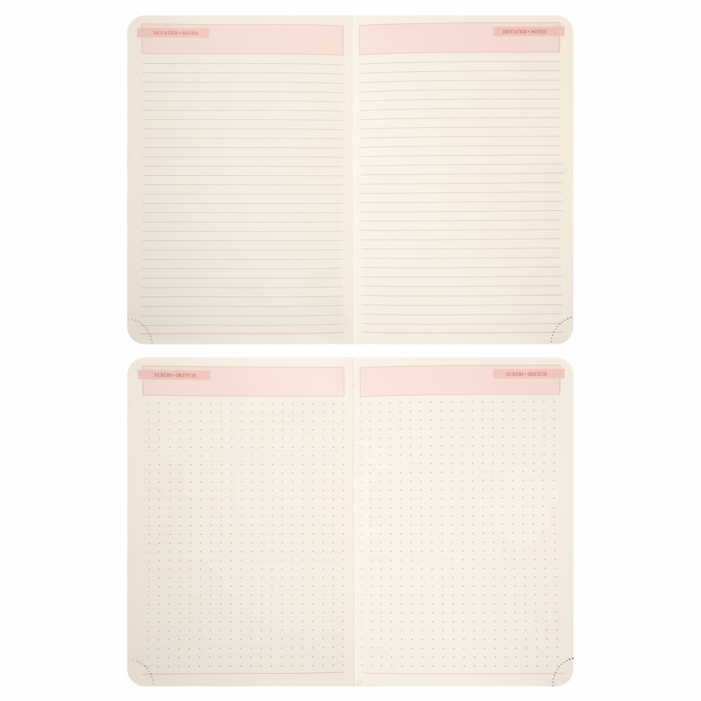 Тижневик Leo planner А5 датований 2026 "Binario", м'який, графіт, 368 сторінок (252640) - зображення 10