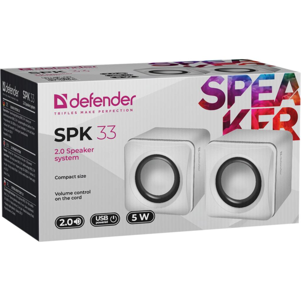 Акустична система Defender SPK 33 White (65631) - зображення 2