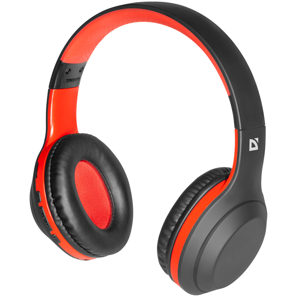 Навушники Defender FreeMotion B560 Bluetooth Black-Red (63560) - зображення 2
