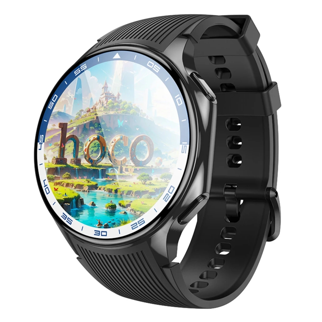 Смарт-годинник HOCO Y24 AMOLED Smart sports watch (call version) Black (6942007641005) - зображення 1