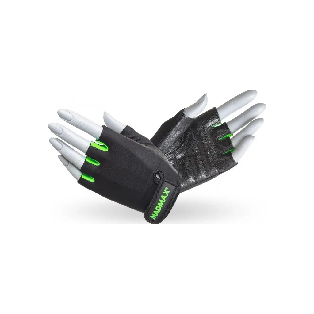 Рукавички для фітнесу MadMax MFG-251 Rainbow Green S (MFG-251-Green_S) - зображення 1