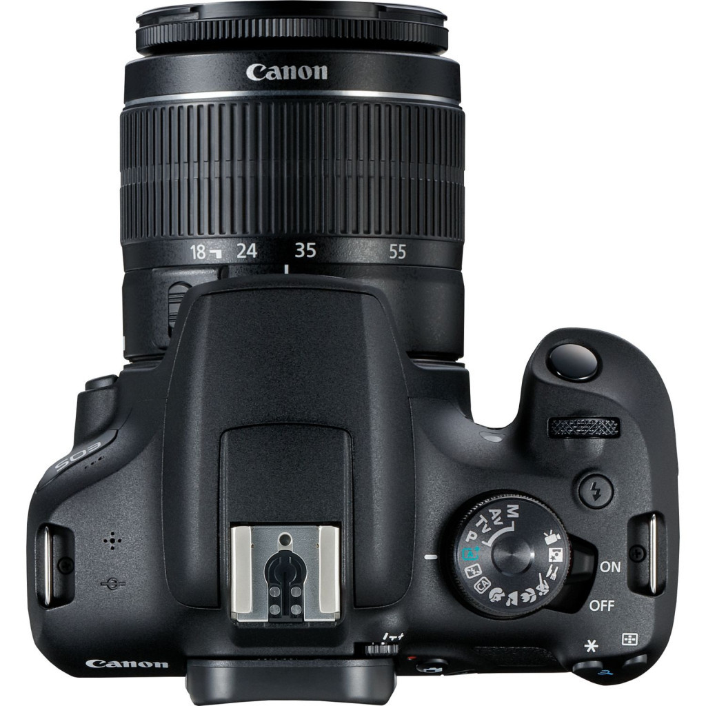 Цифровий фотоапарат Canon EOS 2000D 18-55 + 75-300 kit (2728C021AA) - зображення 4