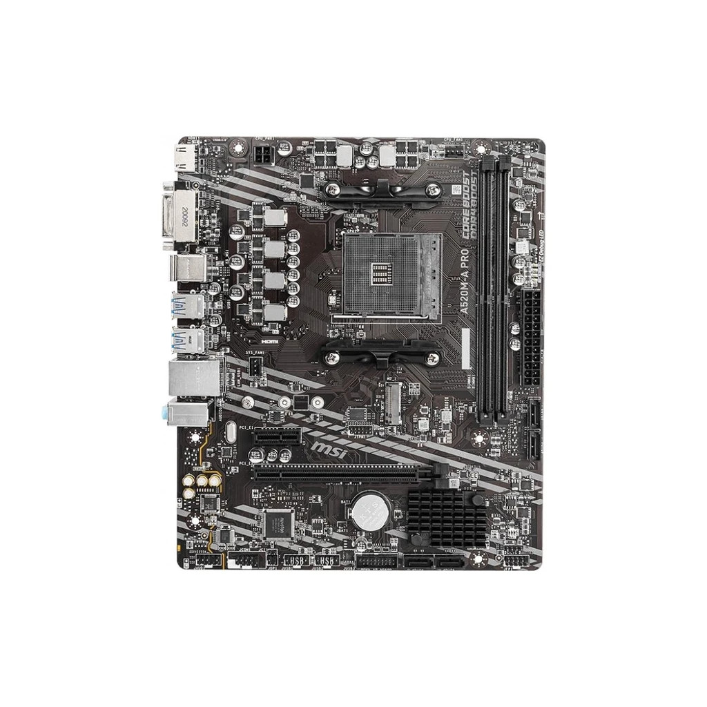 Материнська плата MSI A520M-A PRO - зображення 1