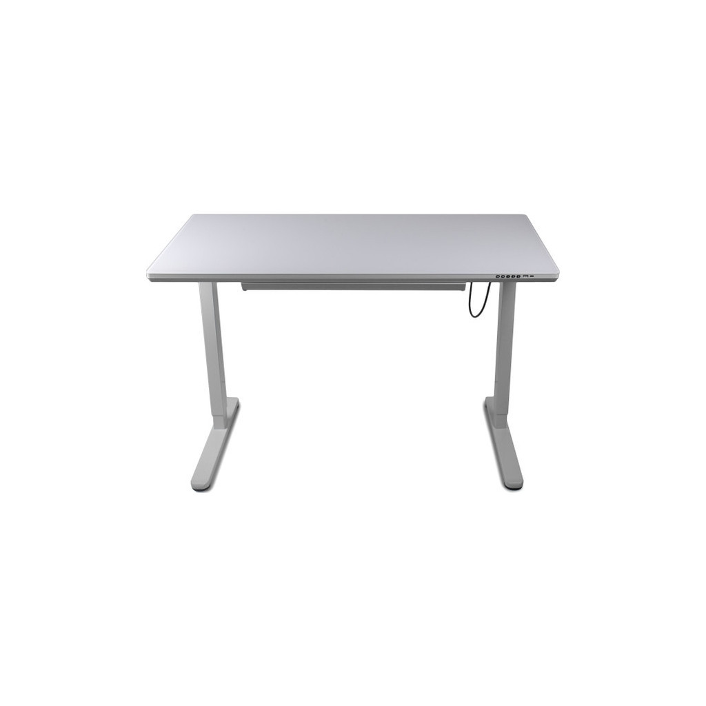 Комп'ютерний стіл Barsky StandUp white glass 1200*600 (BST-12new) - зображення 1