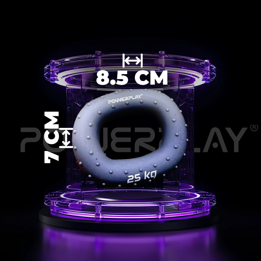 Еспандер PowerPlay PP-4337 Hand Grip Large 25 кг Сірий (PP_4337_Grey_25kg) - зображення 8