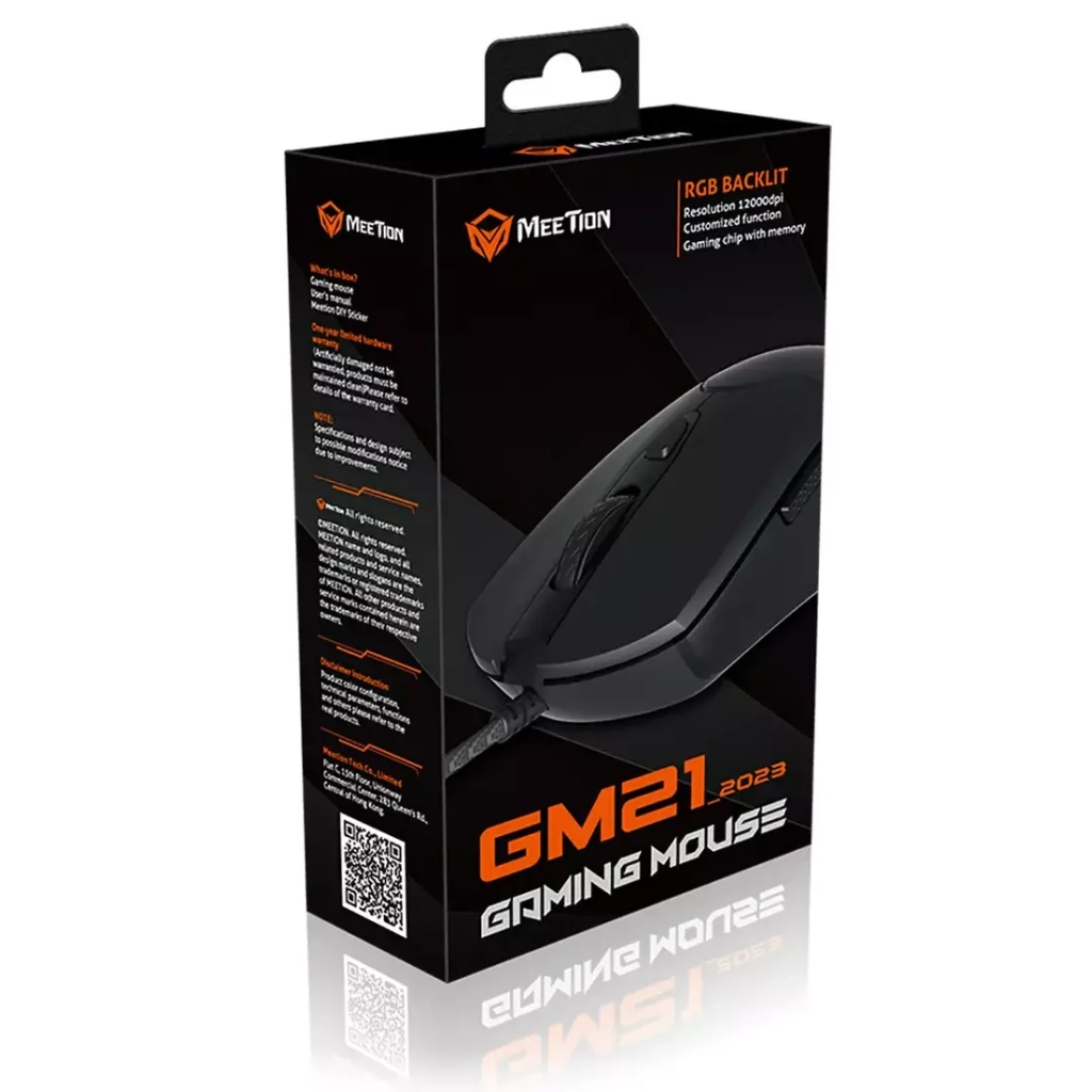 Мишка Meetion GM19 USB Black (MT-GM19_2023-A) - зображення 2