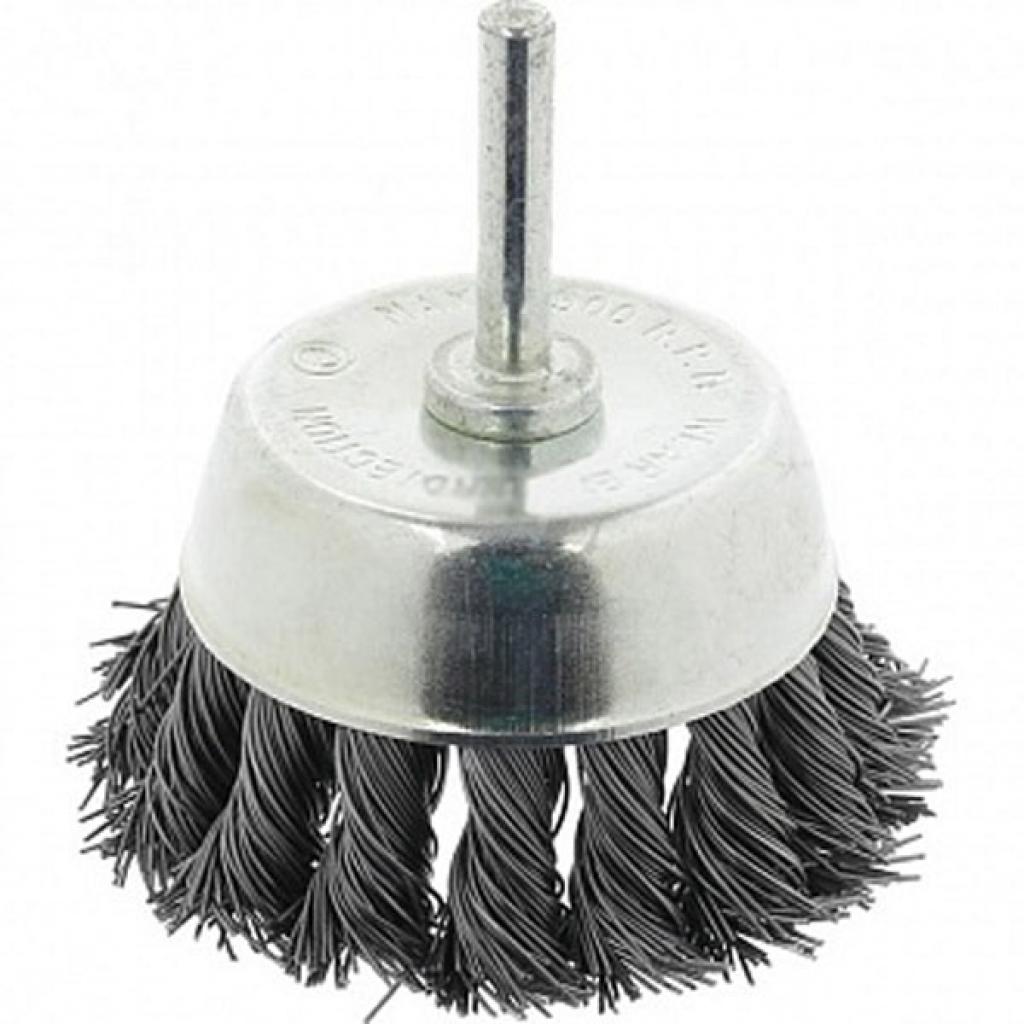 Щітка для електроінструменту Зеніт чашка плетена сталь 65 мм, 0,5 мм (36101065) - зображення 1