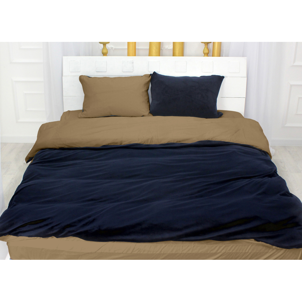 Постільна білизна MirSon Велюр Winter Delicate 28-0076 Calendula King Size (2200004054223) - зображення 3