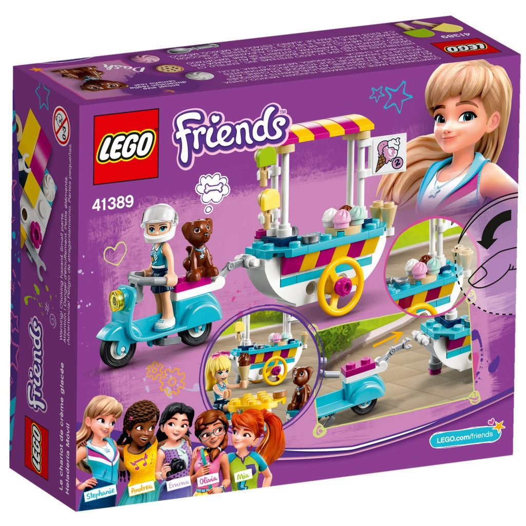 Конструктор LEGO Friends Ятка з морозивом 97 деталей (41389) - зображення 6