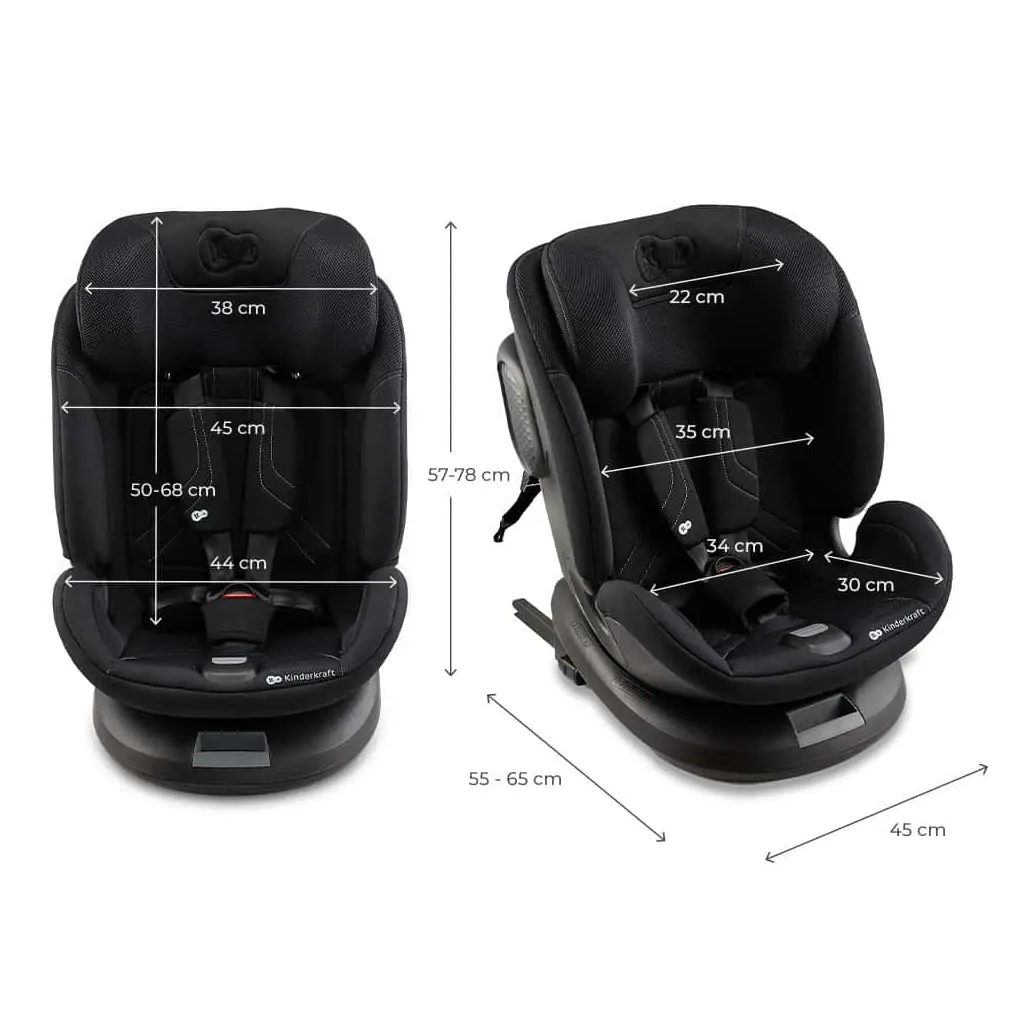 Автокрісло Kinderkraft Xpedition 3 i-Size 360 Black (KCXPED03BLK0000) (5902533926763) - зображення 10