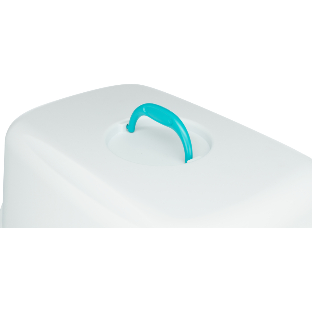 Туалет для котів Trixie Vico закритий (бірюзовий/білий) (4011905402758) - изображение 4