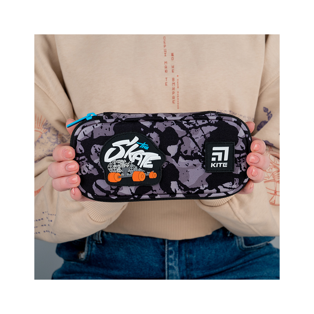 Пенал Kite Skate Сірий (K24-662-6) - зображення 6