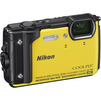 Цифровий фотоапарат Nikon Coolpix W300 Yellow (VQA072E1) - зображення 3