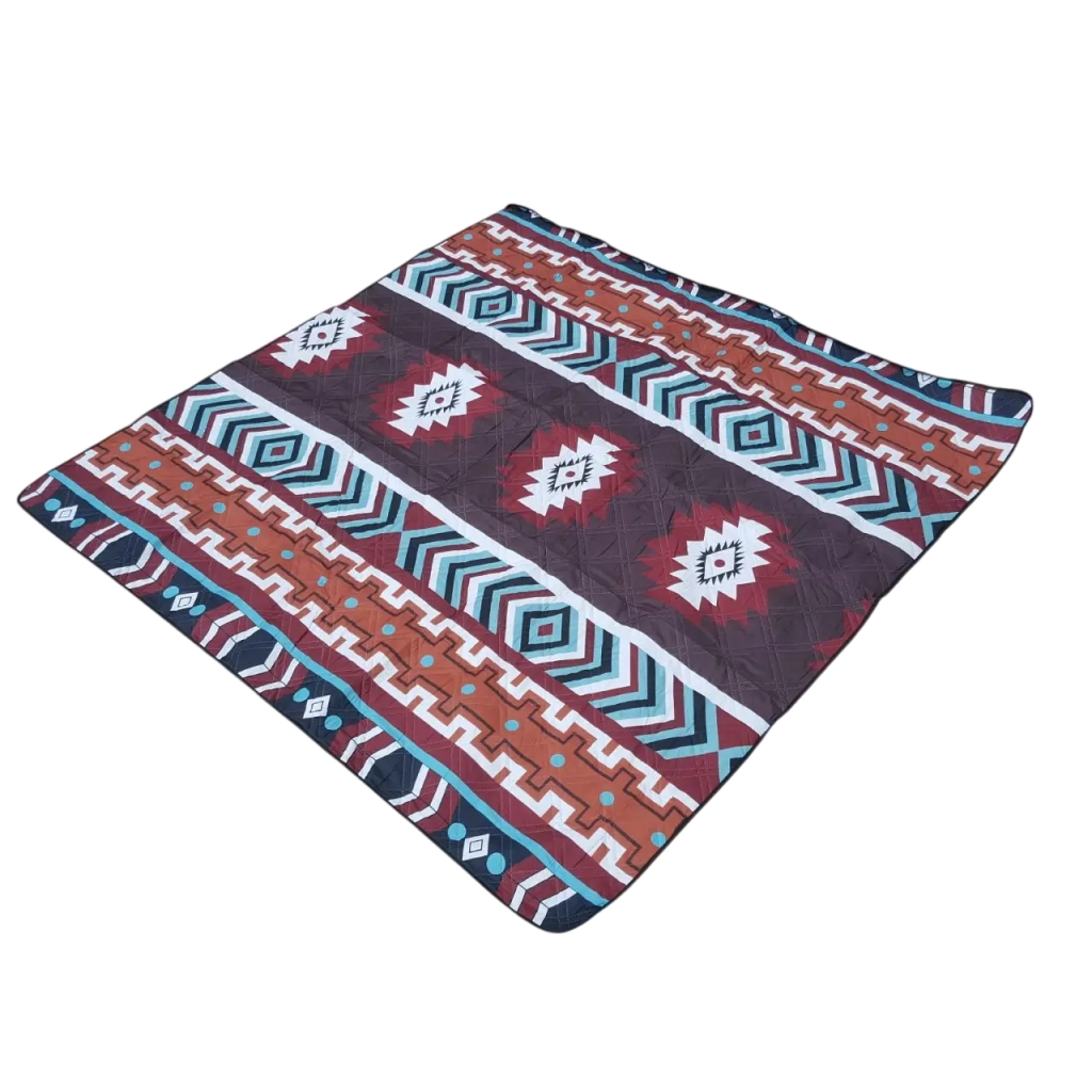 Туристичний килимок Time Eco TE-202 Etno для пікніка різнокольоровий (4820211101749) - зображення 2