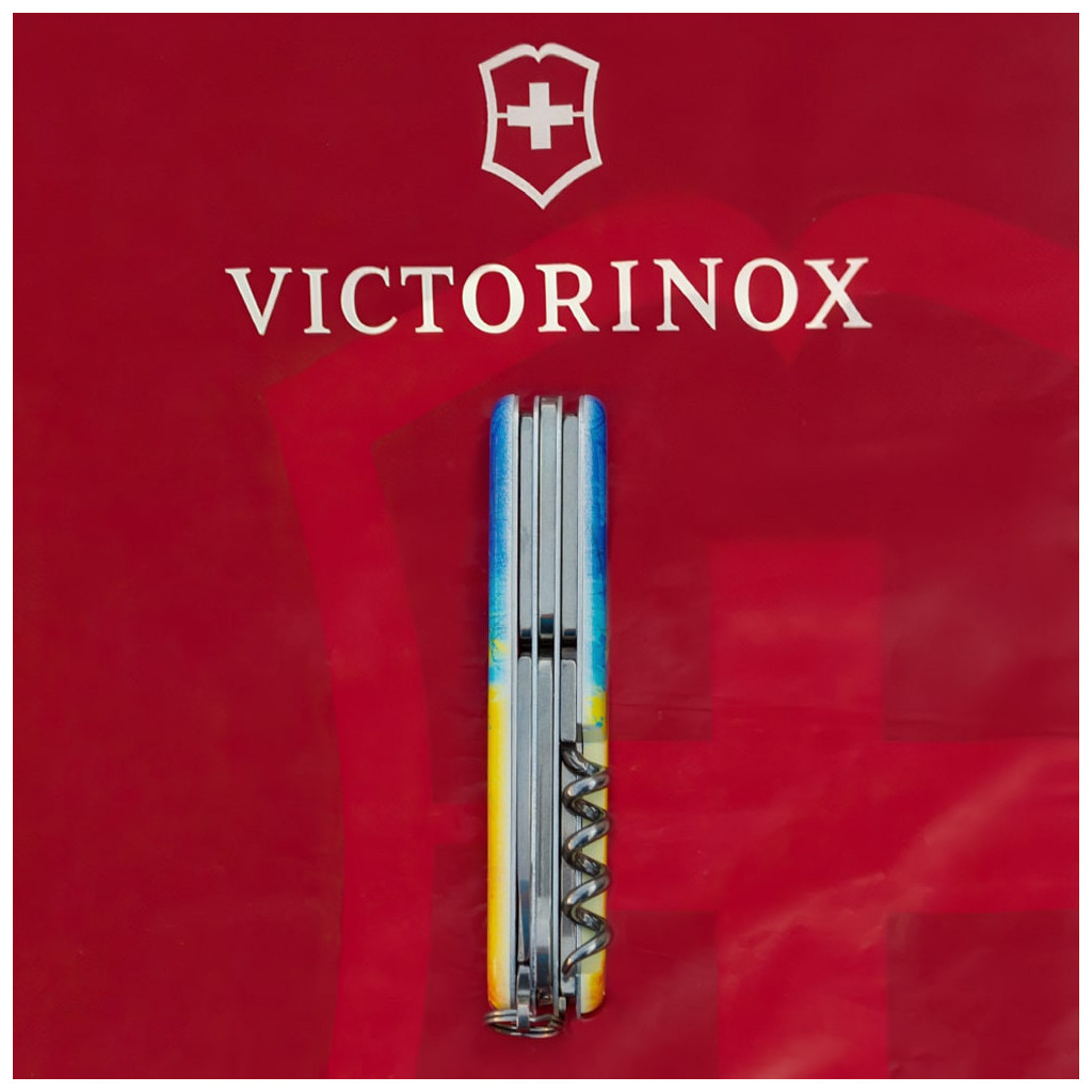 Ніж Victorinox Climber Ukraine Жовто-синій малюнок (1.3703.7_T3100p) - зображення 7