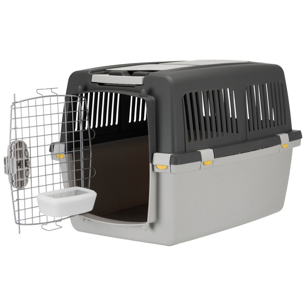 Переноска для тварин Trixie Gulliver IV 52х51х72 см до 18 кг Сіра (1111117848) - зображення 4