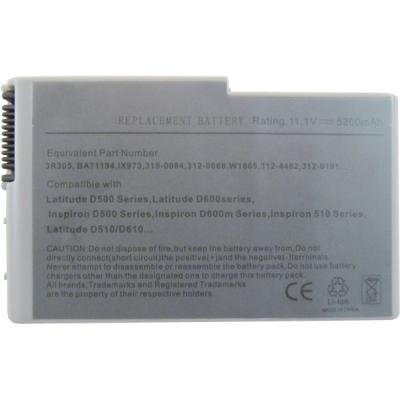 Акумулятор до ноутбука AlSoft Dell Latitude D600 C1295 5200mAh 6cell 11.1V Li-ion (A41090) - зображення 1
