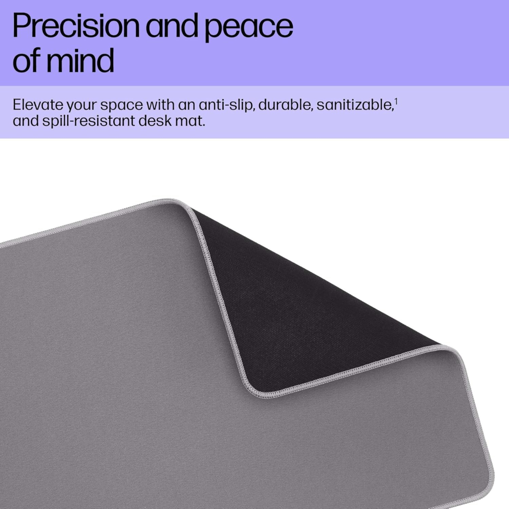 Килимок для мишки HP 205 Sanitizable XL Speed/Control Grey (8X596AA) - зображення 3
