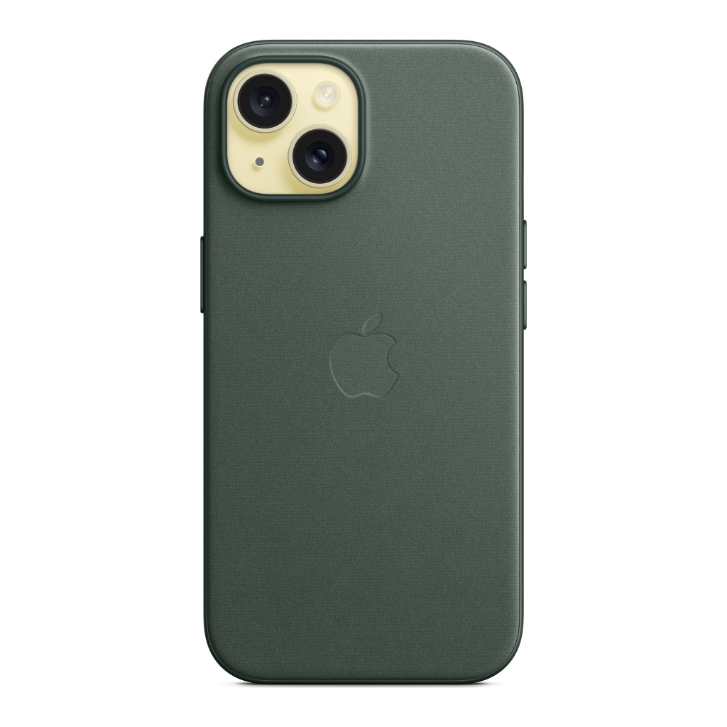 Чохол до мобільного телефона Apple iPhone 15 FineWoven Case with MagSafe Evergreen (MT3J3ZM/A) - зображення 3