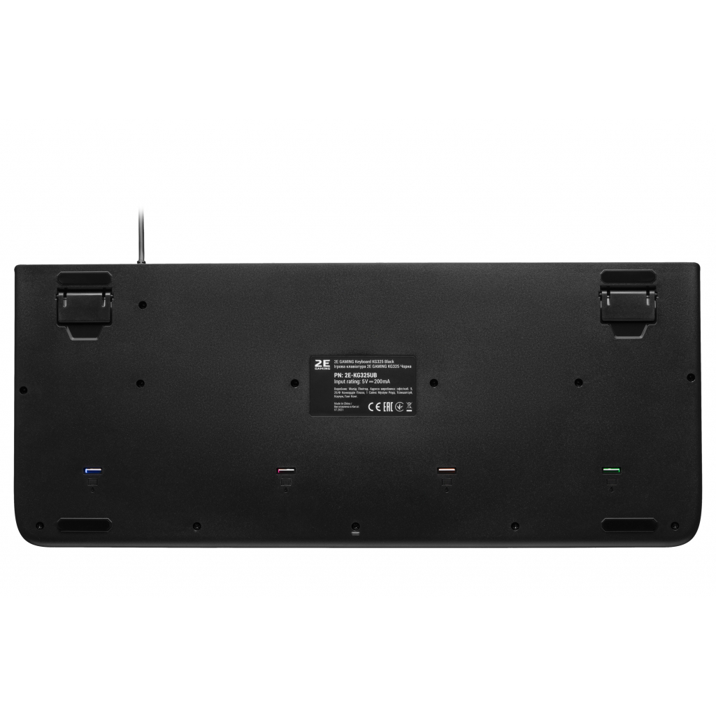Клавіатура 2E GAMING KG325 LED USB Black (2E-KG325UB) - зображення 2