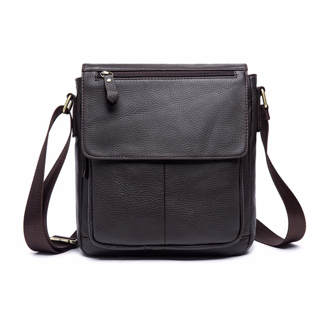 Сумка Vintage Через плече зі шкіри Коричнева (20022) - зображення 1