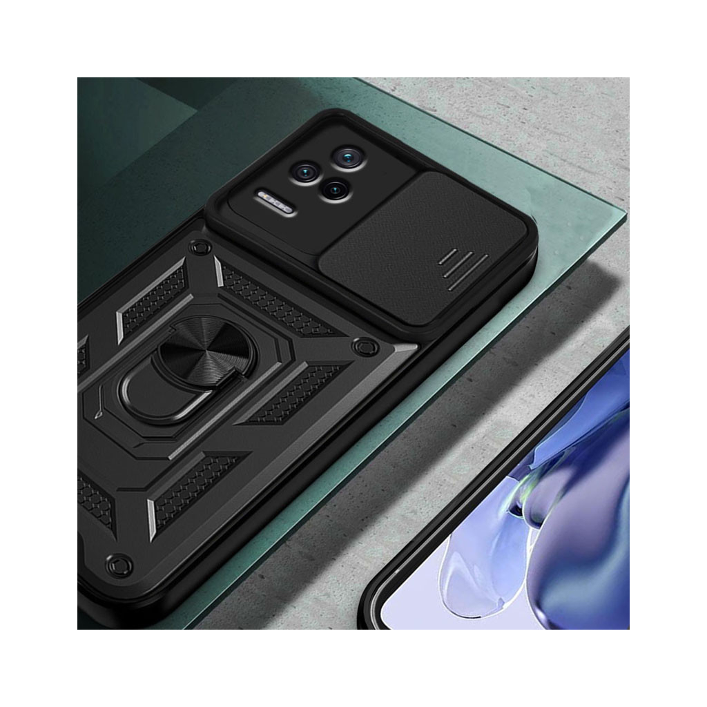 Чохол до мобільного телефона BeCover Military Poco F4 Black (709128) - зображення 2