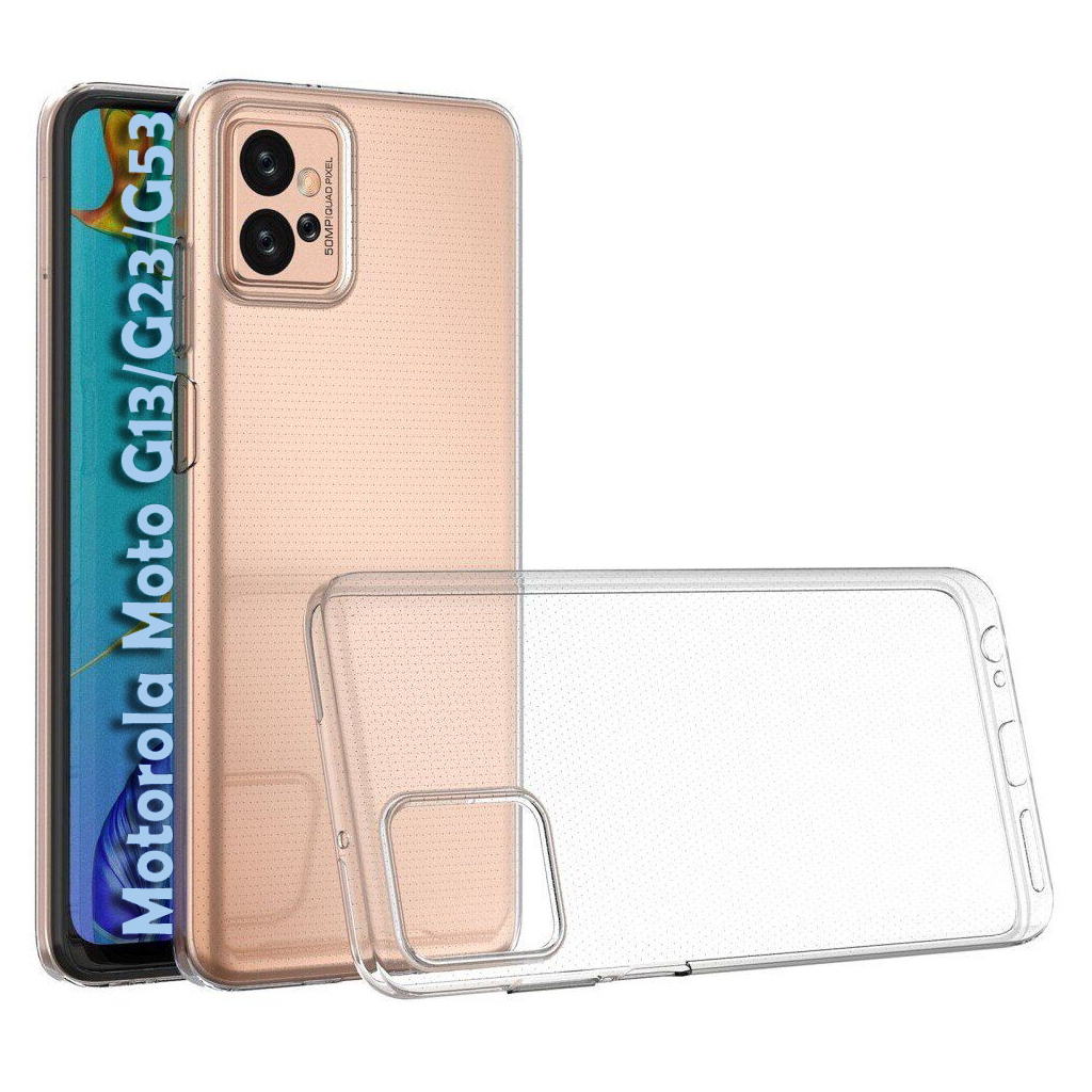 Чохол до мобільного телефона BeCover Motorola Moto G13/G23/G53 Transparancy (708966) - зображення 1