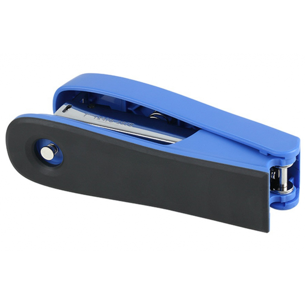 Степлер Comix пластиковий, 20 аркушів, скоби №24, 26, чорний (STAP-COM-B2982-B) - зображення 2