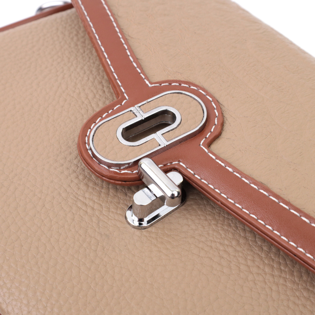 Сумка Vintage З натуральної шкіри Бежева (22620) - зображення 7