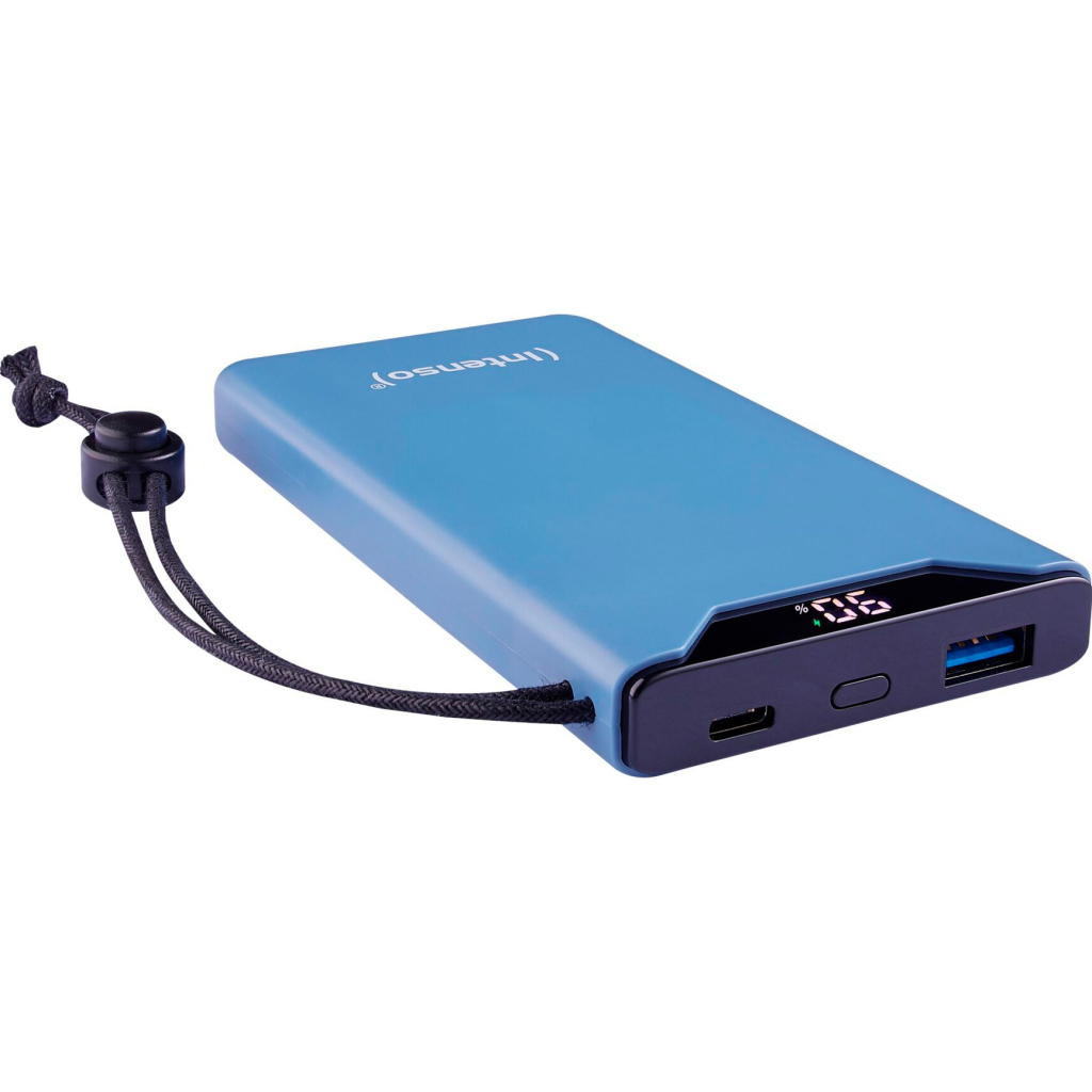 Батарея універсальна Intenso F10000 10000mAh QC/3.0 blue (7332035) - зображення 3