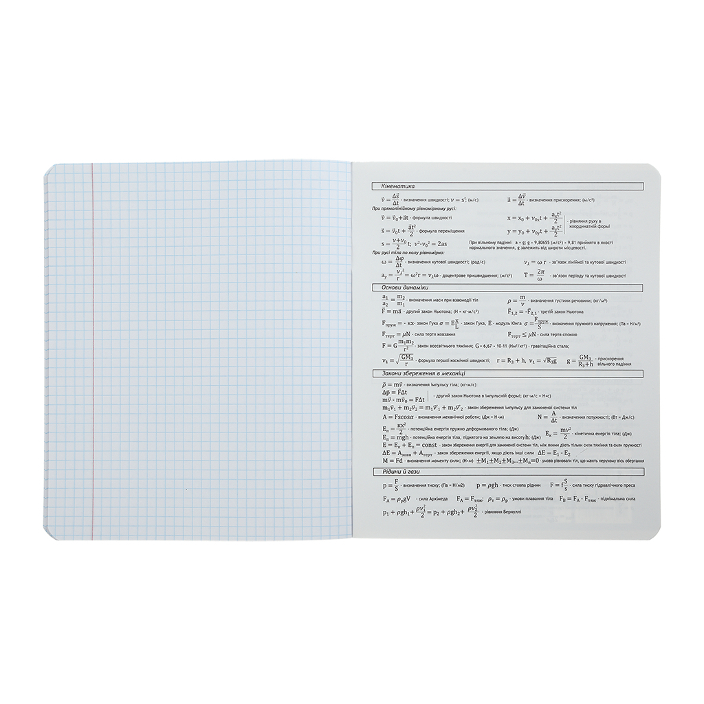 Зошит ZiBi предметний CUTE CAT, 36 аркушів, клітинка, фізика (ZB.1731-27) - зображення 6