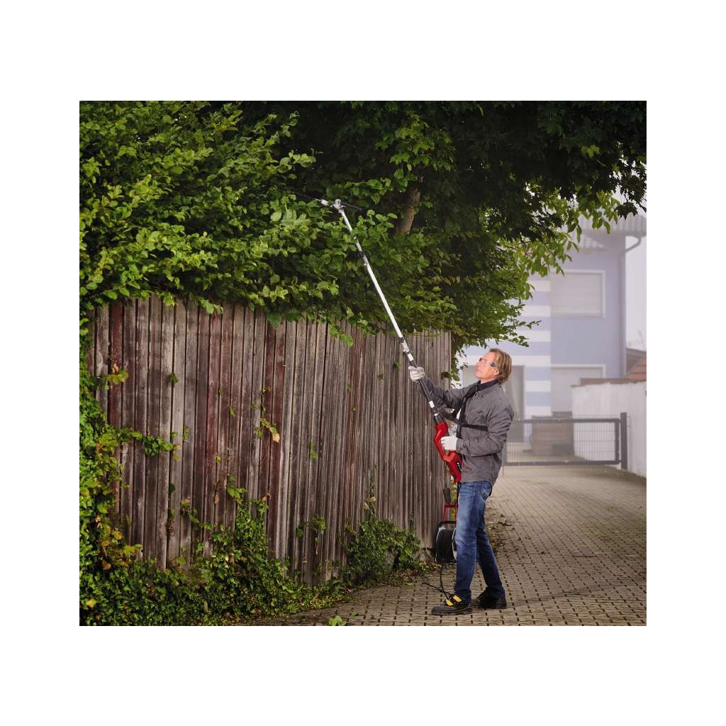 Кущоріз Einhell телескопічний GC-HH 9046, 900Вт, 460мм, крок 20мм, штанга 1.97-2.6м (3403880) - зображення 10