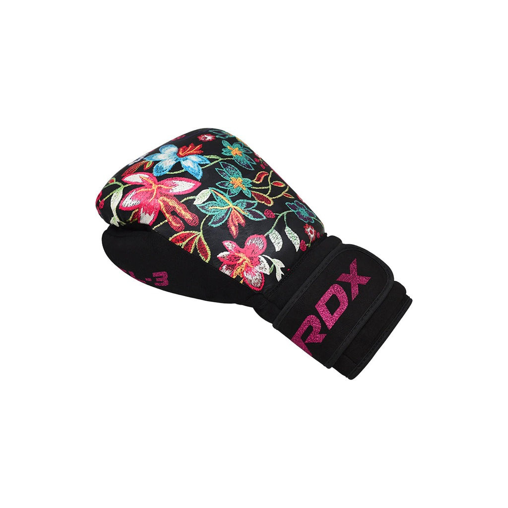 Боксерські рукавички RDX FL-3 Floral Black 8 унцій (BGR-FL3-8OZ) - зображення 6