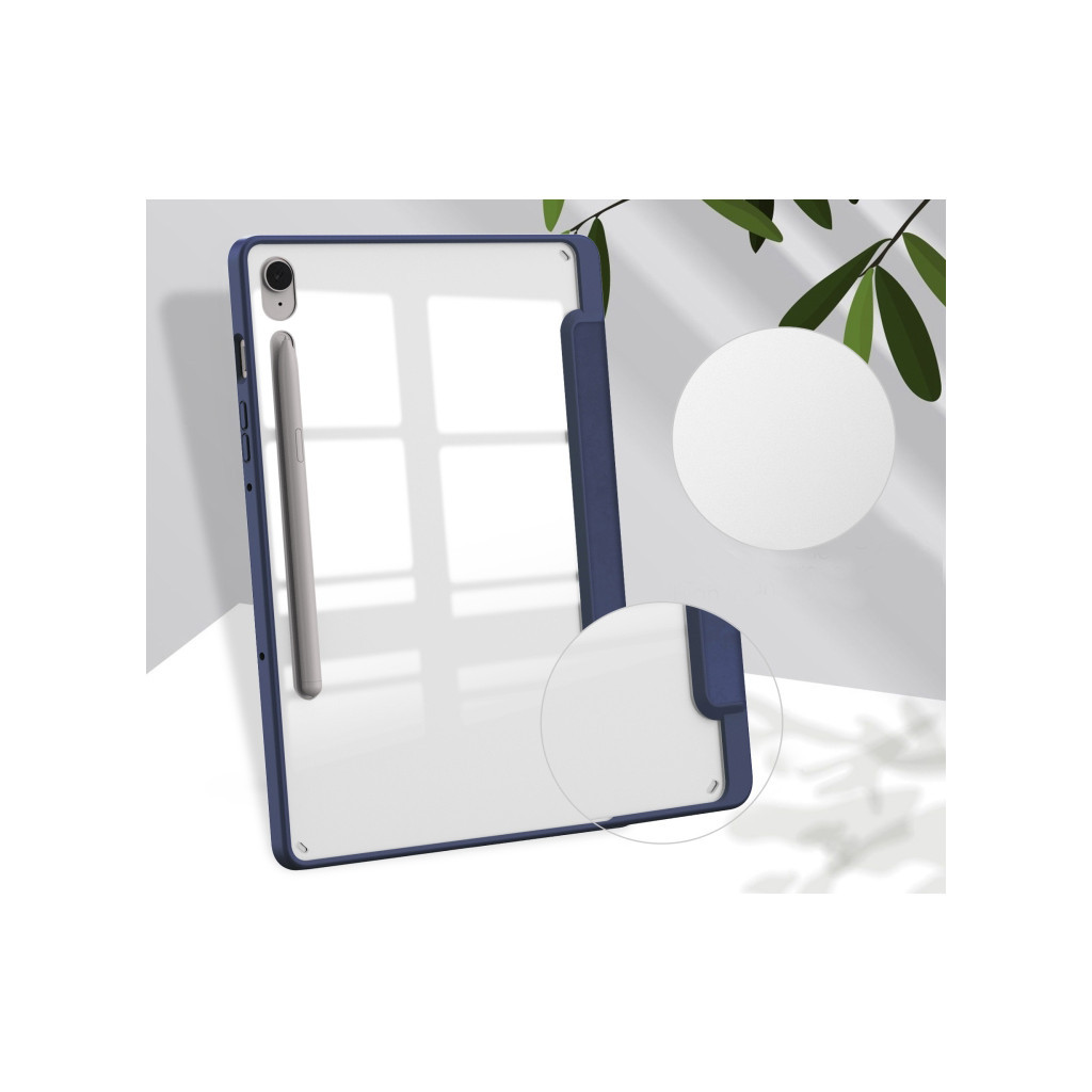 Чохол до планшета BeCover Soft Edge stylus holder Samsung Tab S9 (SM-X710/SM-X716)/S9 FE (SM-X510/SM-X516B) 11.0" Deep Blu (710439) - зображення 5