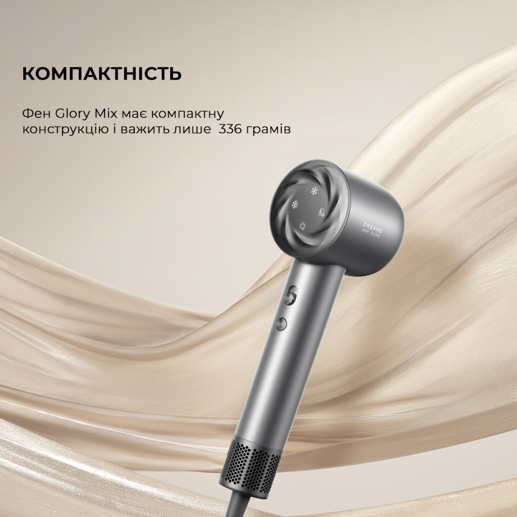Фен Dreame Glory Mix Black (AHD18-BK) - зображення 7