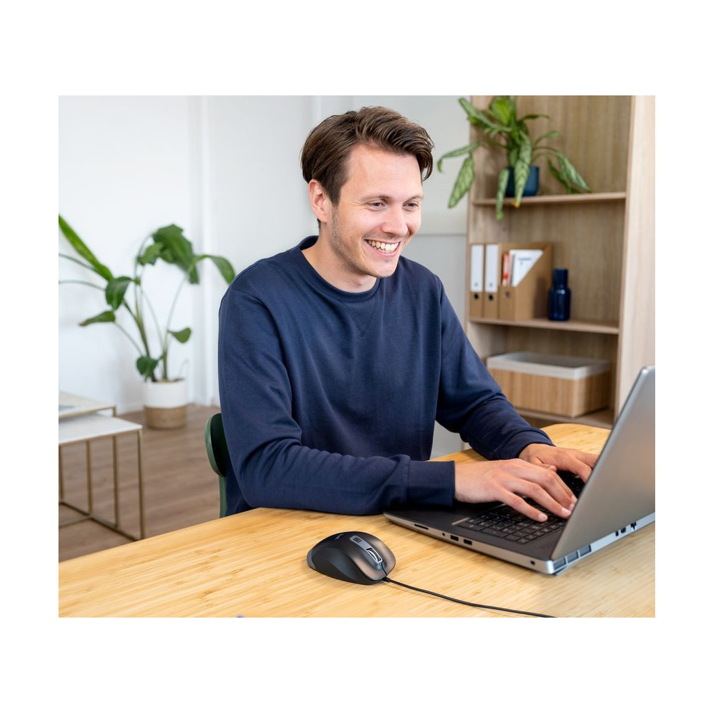 Мишка Trust Fyda Comfortable ECO USB Black-GREY (24728) - зображення 2