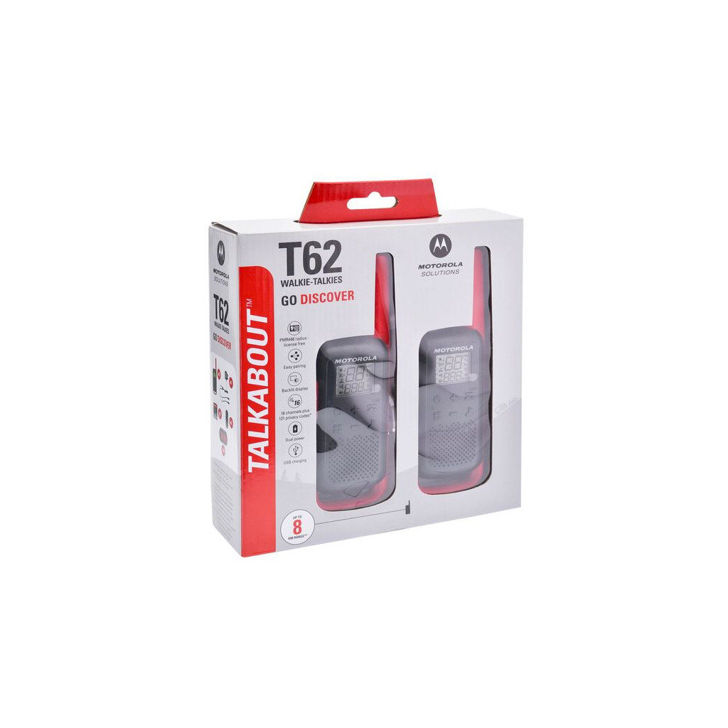 Портативна рація Motorola T62 Red RSM WarehouseTeam (T62_Red_RSM) - зображення 6