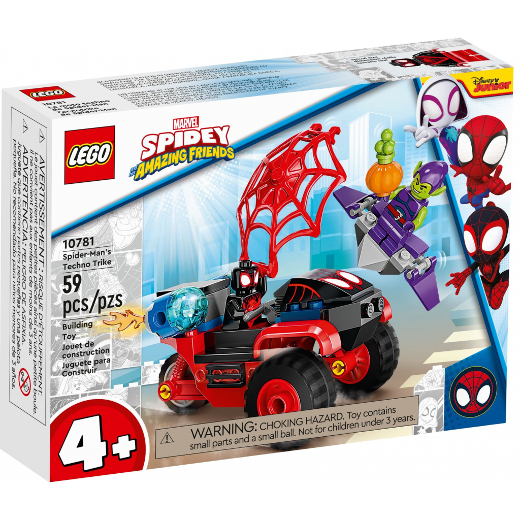 Конструктор LEGO Super Heroes Marvel Майлз Моралес: техно-трайк Людини-Павука (10781) - зображення 1