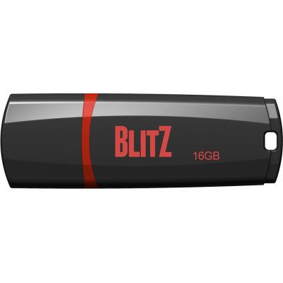 USB флеш накопичувач Patriot 16GB Blitz Black USB 3.1 (PSF16GBLZ3BUSB) - зображення 1