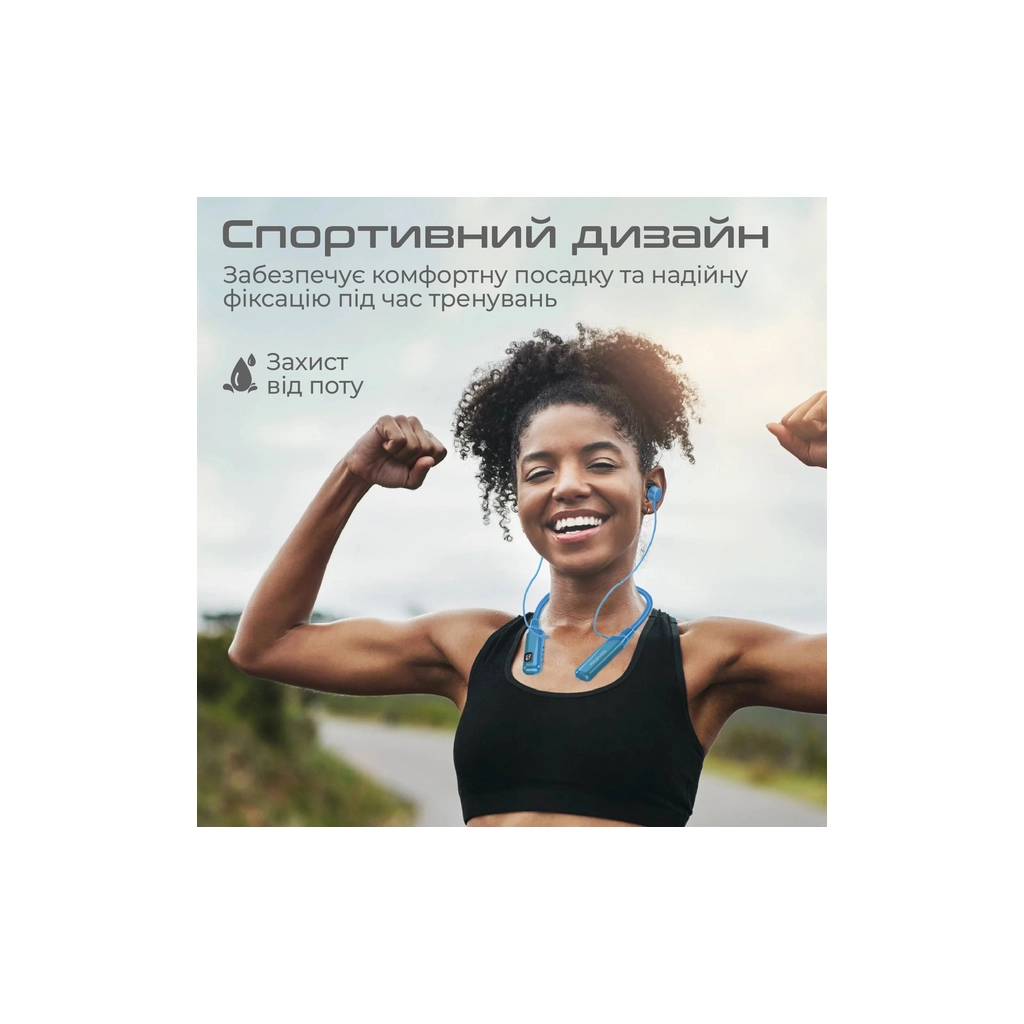 Навушники Promate Blend Blue (blend.blue) - зображення 3