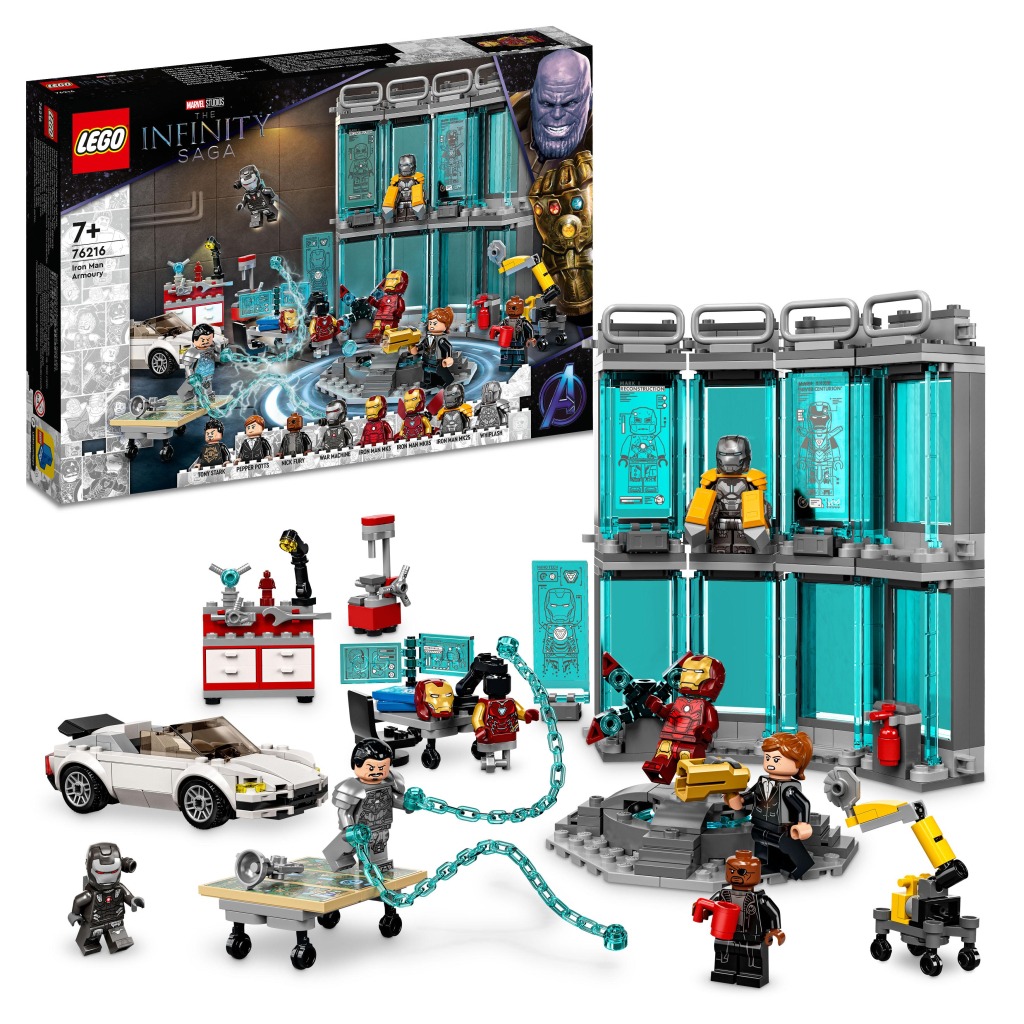 Конструктор LEGO Super Heroes Броня Залізної Людини 496 деталей (76216) - зображення 2
