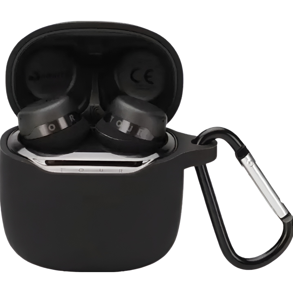 Чохол для навушників BeCover Silicon Tour Pro TWS Black (710196) - зображення 1