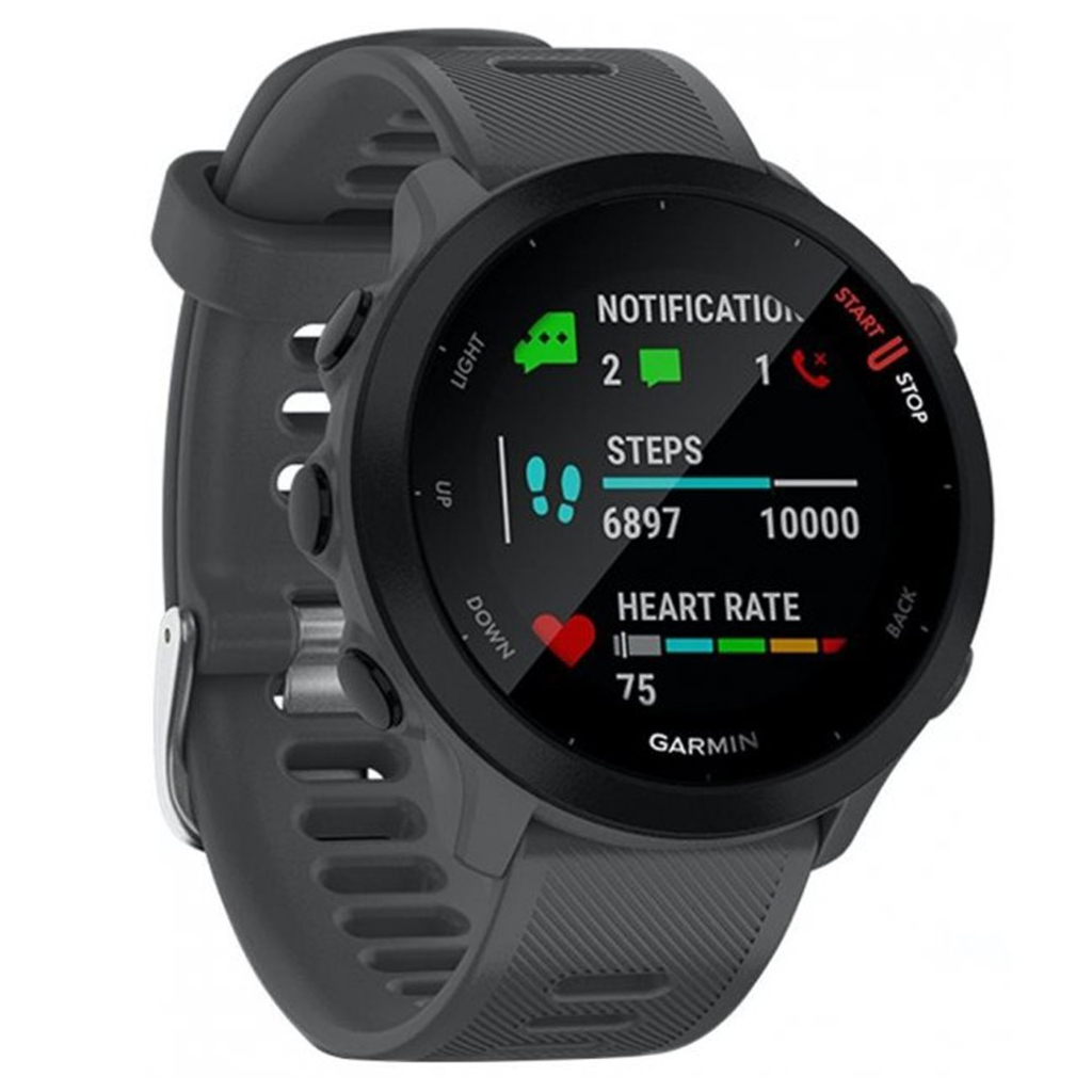 Смарт-годинник Garmin Forerunner 55, Monterra Grey (010-02562-13) - зображення 3