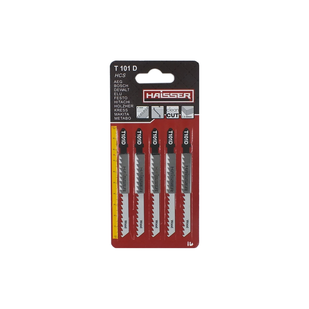 Полотно HAISSER пиляльне - T101D, 75мм, н-р 5шт (16568) - зображення 1