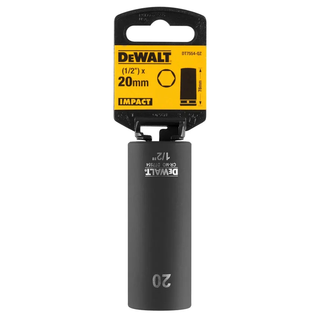Торцева головка DeWALT IMPACT ударна довга, 1/2 х 20 мм (DT7554) - picture 2