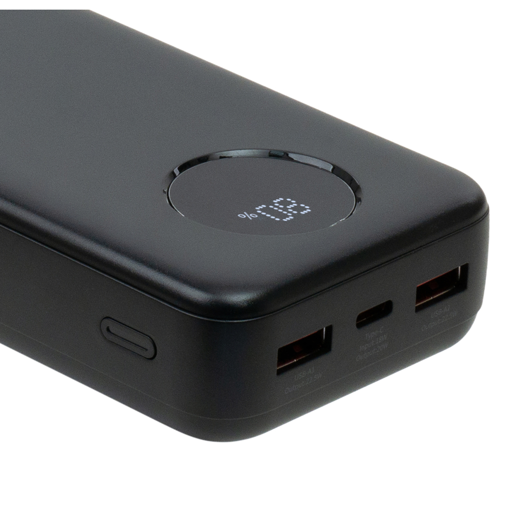 Батарея універсальна Vinga 20000 mAh 22.5W Display Black (VPBB2022) - зображення 7