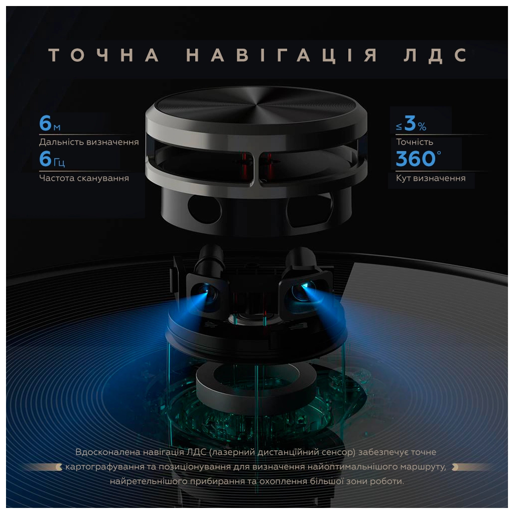 Пилосос Kyvol Cybovac S31 Lidar (Kyvol S31) - изображение 2