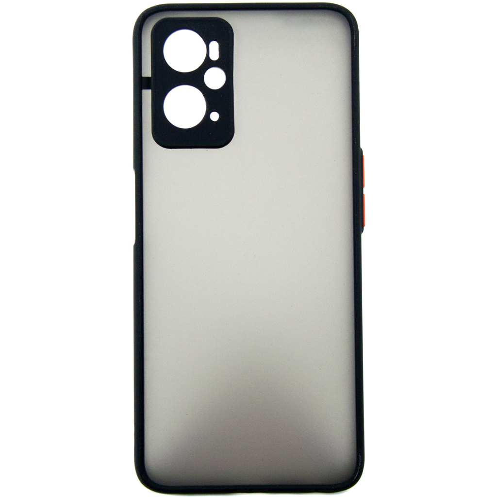 Чохол до мобільного телефона Dengos Matte OPPO A76 (black) (DG-TPU-MATT-105) - зображення 1